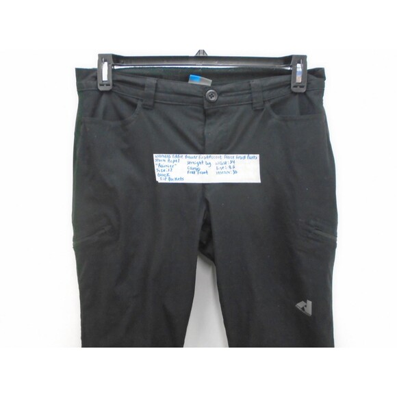 Eddie Bauer First Ascent Rainier Women Size 12 (34x30) Black Pants Fleece Lined - Picture 2 of 12